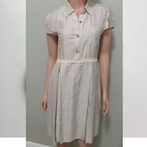 Hugo Boss Tailored Dress Silk-Blend Lined Size 6 Mint Condition